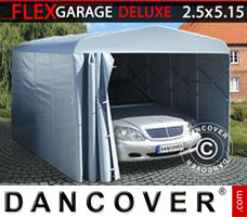 Portable garage Folding tunnel garage (Car), ECO, 2.5x5.15x2.15 m, Grey 