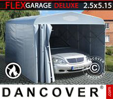 Portable garage Folding tunnel garage (Car), 2.5x5.15x2.15 m, Grey